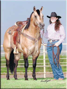 Mr Poco Peppy James Dun Stallion at the Hood Ranch in Willow Oklahoma